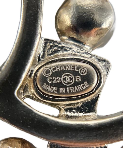 CHANEL（シャネル）CHANEL (シャネル) 22AW CC Logo Rhinestone Brooch ココマーク ラインストーンブローチ シルバーの古着・服飾アイテム