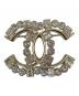 CHANEL（シャネル）の古着「22AW CC Logo Rhinestone Brooch ココマーク ラインストーンブローチ」｜シルバー