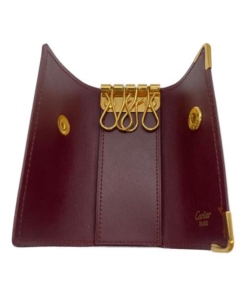 Cartier（カルティエ）Cartier (カルティエ) キーケース ボルドーの古着・服飾アイテム