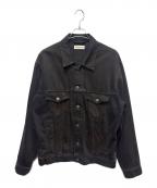 BALENCIAGAバレンシアガ）の古着「ブラックデニムジャケット」