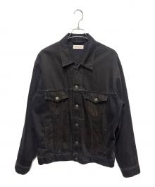 BALENCIAGA（バレンシアガ）の古着「ブラックデニムジャケット」