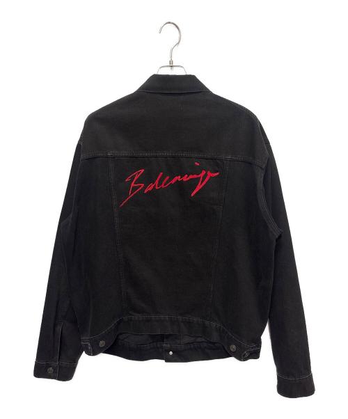 BALENCIAGA（バレンシアガ）BALENCIAGA (バレンシアガ) ブラックデニムジャケット サイズ:34の古着・服飾アイテム