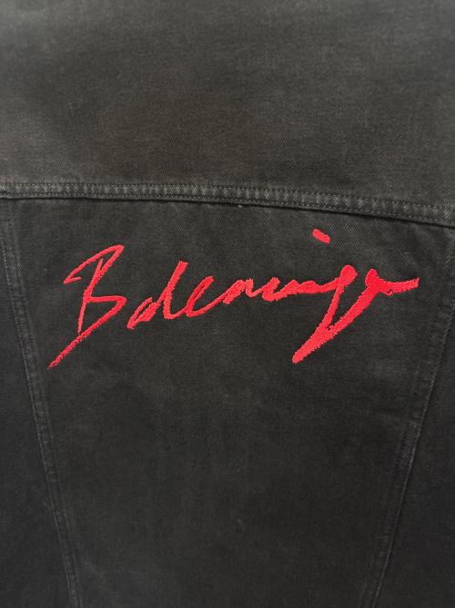 BALENCIAGA（バレンシアガ）BALENCIAGA (バレンシアガ) ブラックデニムジャケット サイズ:34の古着・服飾アイテム