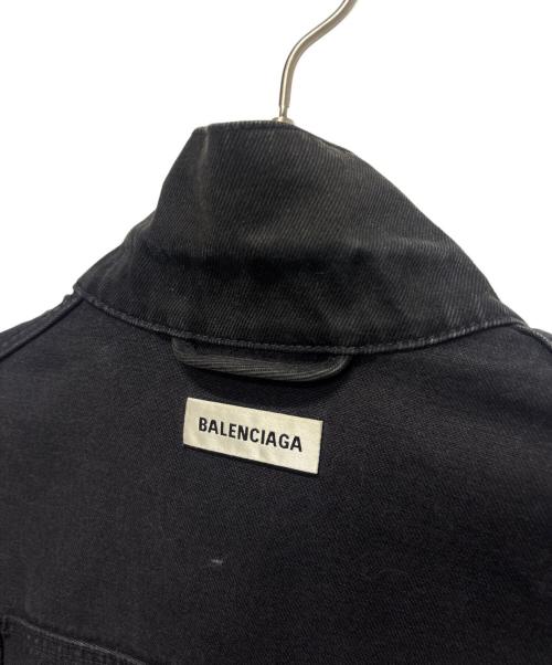 BALENCIAGA（バレンシアガ）BALENCIAGA (バレンシアガ) ブラックデニムジャケット サイズ:34の古着・服飾アイテム