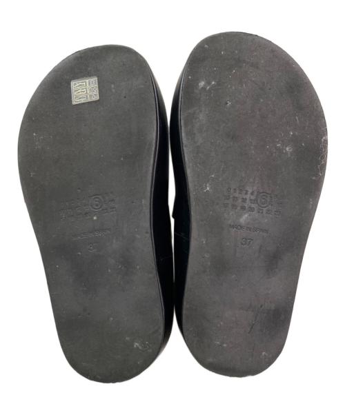 MM6 Maison Margiela（エムエムシックスメゾンマルジェラ）MM6 Maison Margiela (エムエムシックスメゾンマルジェラ) プラットフォームサンダル ブラック サイズ:37の古着・服飾アイテム