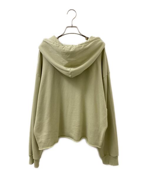 MM6 Maison Margiela（エムエムシックスメゾンマルジェラ）MM6 Maison Margiela (エムエムシックスメゾンマルジェラ) プルオーバーパーカー ライトグリーン サイズ:XSの古着・服飾アイテム