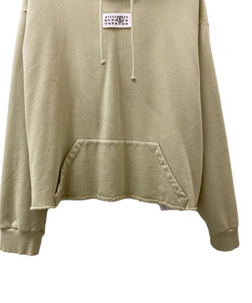 MM6 Maison Margiela（エムエムシックスメゾンマルジェラ）MM6 Maison Margiela (エムエムシックスメゾンマルジェラ) プルオーバーパーカー ライトグリーン サイズ:XSの古着・服飾アイテム