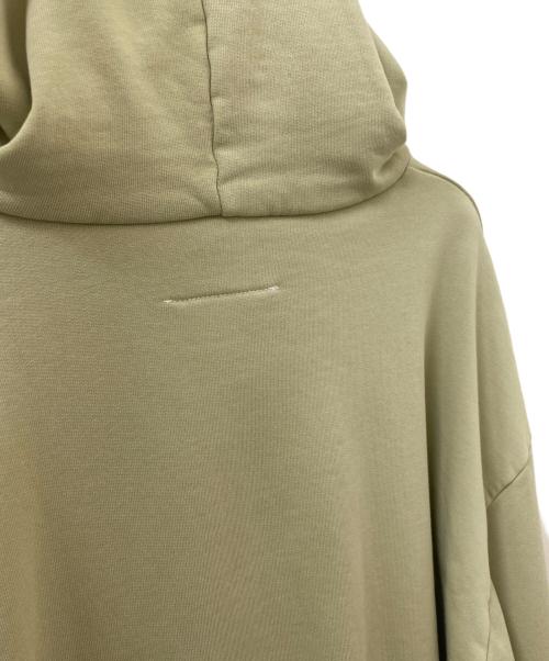 MM6 Maison Margiela（エムエムシックスメゾンマルジェラ）MM6 Maison Margiela (エムエムシックスメゾンマルジェラ) プルオーバーパーカー ライトグリーン サイズ:XSの古着・服飾アイテム