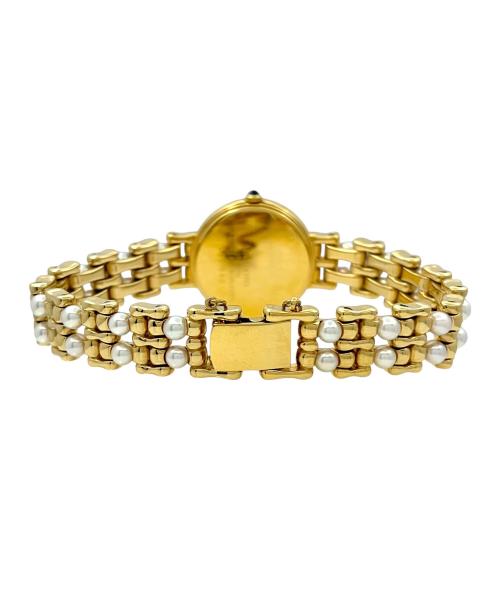 MIKIMOTO（ミキモト）MIKIMOTO (ミキモト) Pearl Bracelet Watch パールブレスレットウォッチ Ref.NS1004PF 24mm ホワイトシェル文字盤 ホワイトシェル文字盤 サイズ:24mm/16.5cmの古着・服飾アイテム