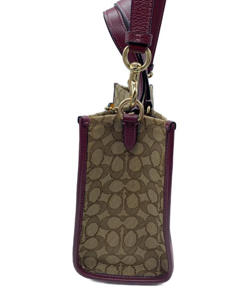 COACH（コーチ）COACH (コーチ) 2WAYショルダーバッグ ブラウンの古着・服飾アイテム