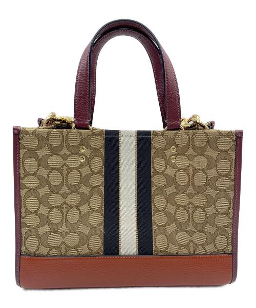 COACH（コーチ）COACH (コーチ) 2WAYショルダーバッグ ブラウンの古着・服飾アイテム