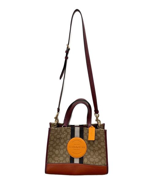 COACH（コーチ）COACH (コーチ) 2WAYショルダーバッグ ブラウンの古着・服飾アイテム
