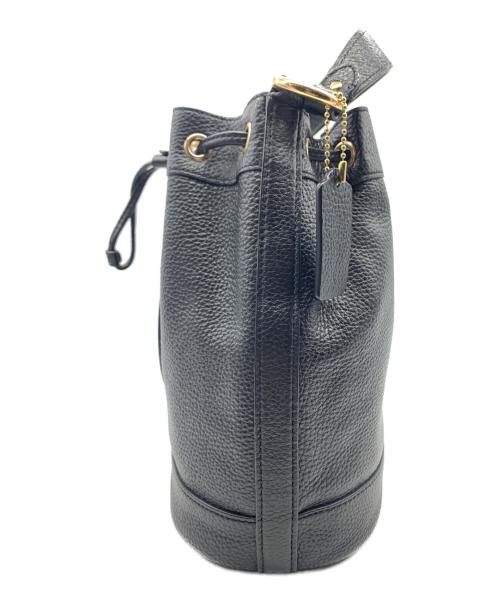 COACH（コーチ）COACH (コーチ) デンプシードローストリングバケットバッグ ブラックの古着・服飾アイテム