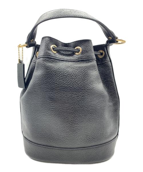 COACH（コーチ）COACH (コーチ) デンプシードローストリングバケットバッグ ブラックの古着・服飾アイテム