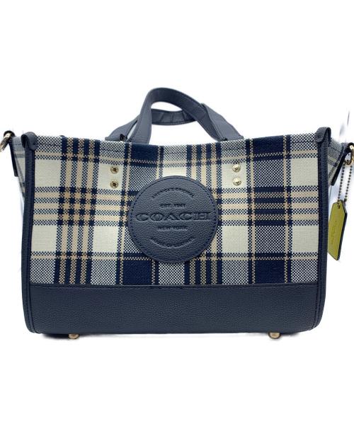 COACH（コーチ）COACH (コーチ) 2WAYバッグ ネイビーの古着・服飾アイテム