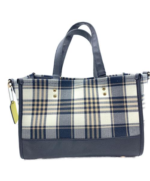 COACH（コーチ）COACH (コーチ) 2WAYバッグ ネイビーの古着・服飾アイテム