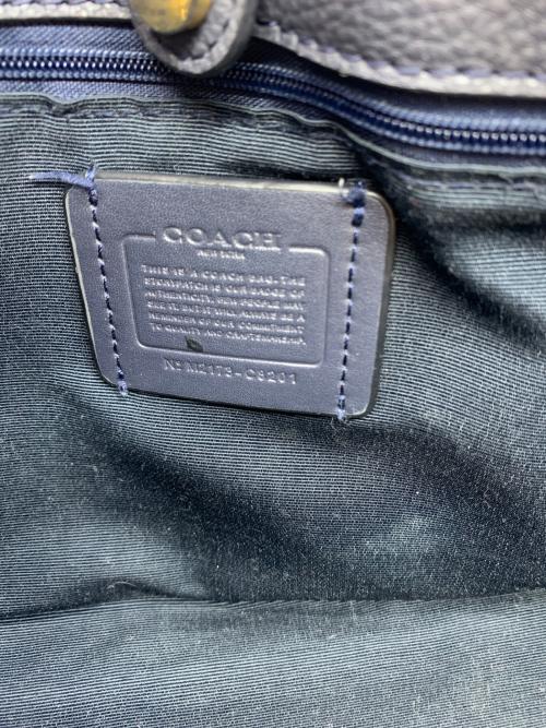 COACH（コーチ）COACH (コーチ) 2WAYバッグ ネイビーの古着・服飾アイテム