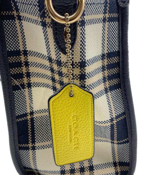 COACH（コーチ）COACH (コーチ) 2WAYバッグ ネイビーの古着・服飾アイテム
