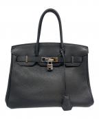 HERMESエルメス）の古着「バーキン30/シルバー金具/トゴ/▢M刻印：2009年」｜ブラック