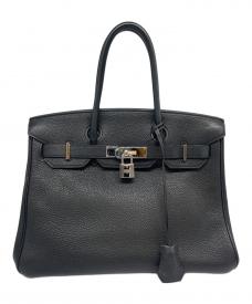 HERMESエルメス）の古着「バーキン30/シルバー金具/トゴ/▢M刻印：2009年」｜ブラック