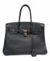 HERMES（エルメス）の古着「バーキン30/シルバー金具/トゴ/▢M刻印：2009年」｜ブラック