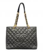 CHANELシャネル）の古着「グランドショッピングトートバッグ」｜ブラック
