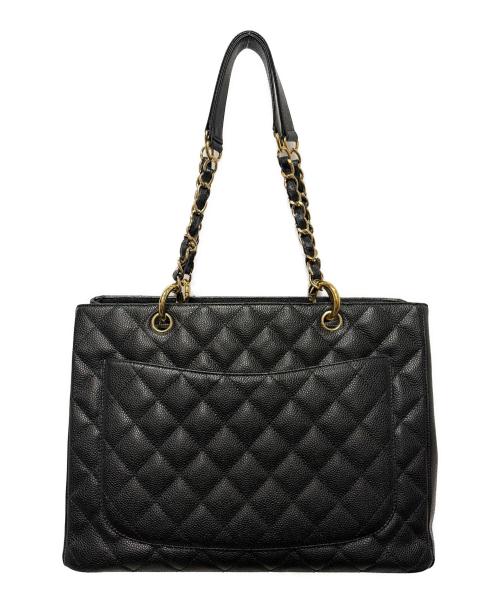CHANEL（シャネル）CHANEL (シャネル) グランドショッピングトートバッグ ブラック サイズ:-の古着・服飾アイテム