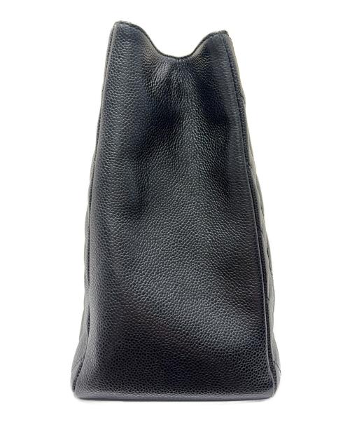 CHANEL（シャネル）CHANEL (シャネル) グランドショッピングトートバッグ ブラック サイズ:-の古着・服飾アイテム
