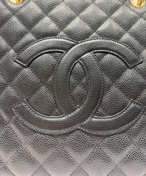 CHANEL（シャネル）CHANEL (シャネル) グランドショッピングトートバッグ ブラック サイズ:-の古着・服飾アイテム