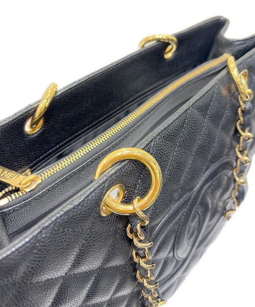 CHANEL（シャネル）CHANEL (シャネル) グランドショッピングトートバッグ ブラック サイズ:-の古着・服飾アイテム