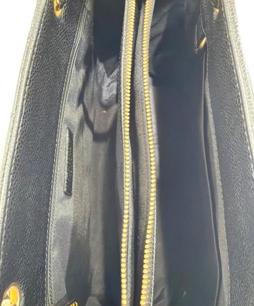 CHANEL（シャネル）CHANEL (シャネル) グランドショッピングトートバッグ ブラック サイズ:-の古着・服飾アイテム