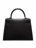 HERMES (エルメス) Kelly 28 ケリー28 外縫い/ヴォーエプソン/ダークネイビー系/ゴールド金具/□M刻印 2009年製 ダークネイビー サイズ:28：2000000円