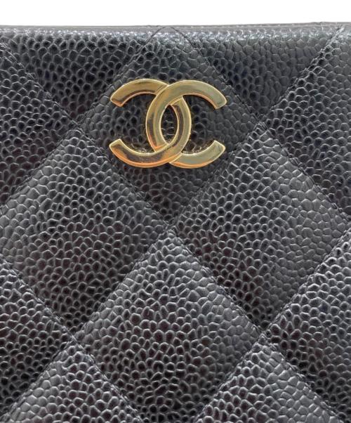 CHANEL（シャネル）CHANEL (シャネル) ココマーク マトラッセ チェーントートバッグ ブラックの古着・服飾アイテム