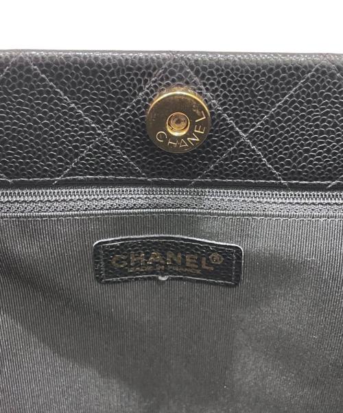 CHANEL（シャネル）CHANEL (シャネル) ココマーク マトラッセ チェーントートバッグ ブラックの古着・服飾アイテム