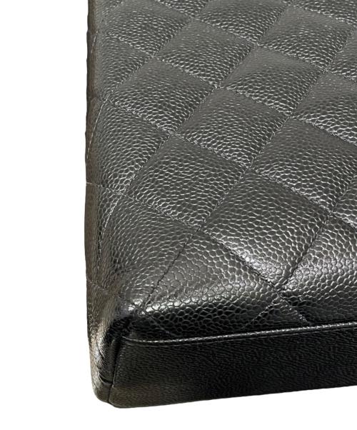 CHANEL（シャネル）CHANEL (シャネル) ココマーク マトラッセ チェーントートバッグ ブラックの古着・服飾アイテム
