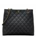 CHANEL（シャネル）の古着「ココマーク マトラッセ チェーントートバッグ」｜ブラック