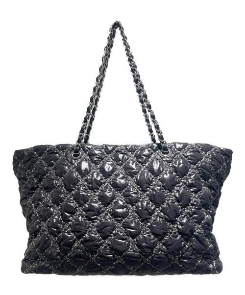 CHANEL（シャネル）CHANEL (シャネル) パリビザンスラインチェーントートバッグ ブラックの古着・服飾アイテム