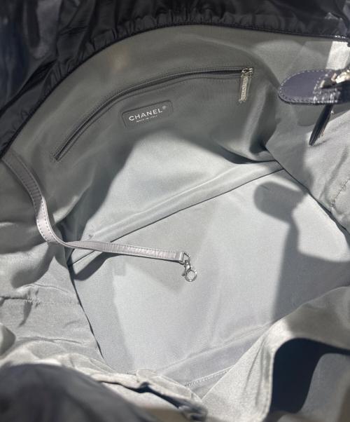 CHANEL（シャネル）CHANEL (シャネル) パリビザンスラインチェーントートバッグ ブラックの古着・服飾アイテム
