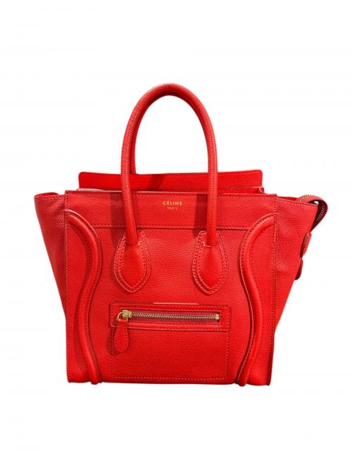 CELINE（セリーヌ）CELINE (セリーヌ) ハンドバッグ レッド サイズ:マイクロの古着・服飾アイテム