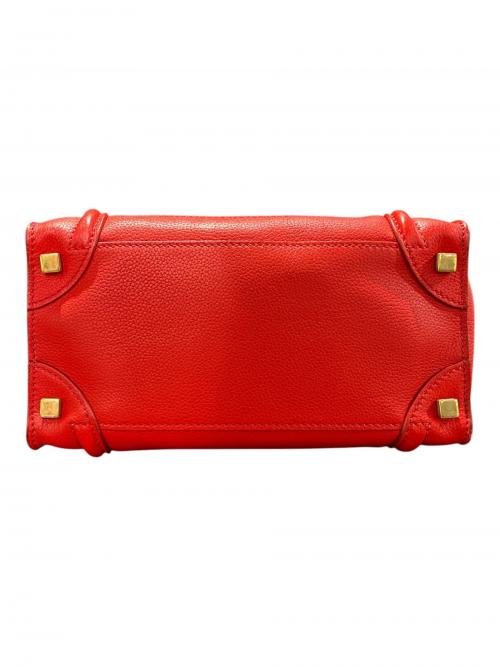 CELINE（セリーヌ）CELINE (セリーヌ) ハンドバッグ レッド サイズ:マイクロの古着・服飾アイテム