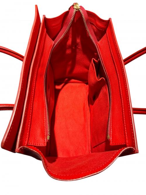 CELINE（セリーヌ）CELINE (セリーヌ) ハンドバッグ レッド サイズ:マイクロの古着・服飾アイテム