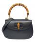 GUCCI（グッチ）の古着「バンブーハンドル2WAYバッグ」｜ブラック