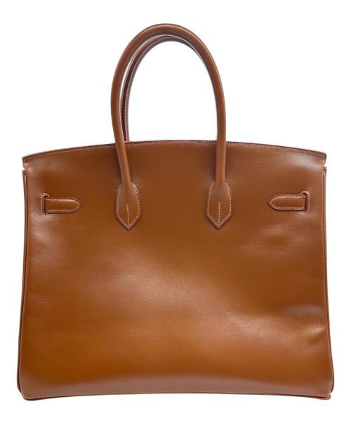 HERMES（エルメス）HERMES (エルメス) Birkin 35 バーキン 35/ボックスカーフ/ブラウン系/□F刻印:2002年製造/ゴールド金具 ブラウン サイズ:35の古着・服飾アイテム