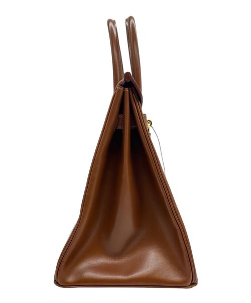 HERMES（エルメス）HERMES (エルメス) Birkin 35 バーキン 35/ボックスカーフ/ブラウン系/□F刻印:2002年製造/ゴールド金具 ブラウン サイズ:35の古着・服飾アイテム