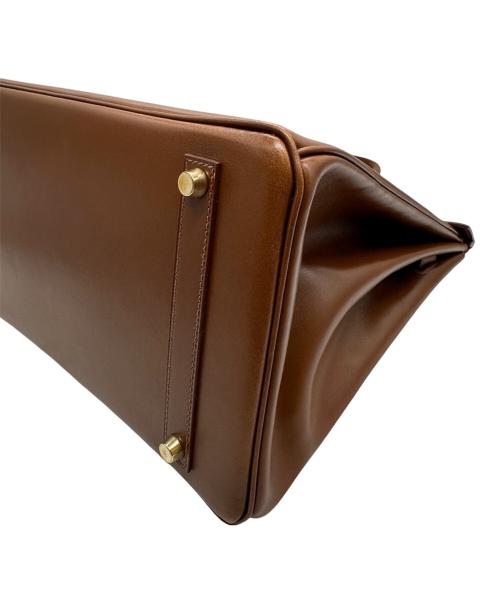 HERMES（エルメス）HERMES (エルメス) Birkin 35 バーキン 35/ボックスカーフ/ブラウン系/□F刻印:2002年製造/ゴールド金具 ブラウン サイズ:35の古着・服飾アイテム