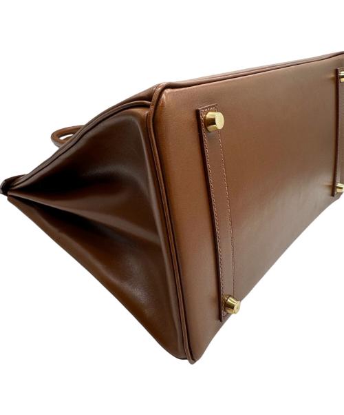 HERMES（エルメス）HERMES (エルメス) Birkin 35 バーキン 35/ボックスカーフ/ブラウン系/□F刻印:2002年製造/ゴールド金具 ブラウン サイズ:35の古着・服飾アイテム