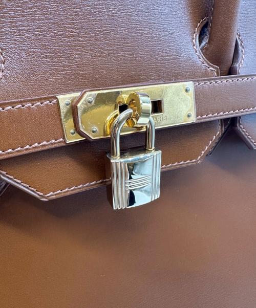HERMES（エルメス）HERMES (エルメス) Birkin 35 バーキン 35/ボックスカーフ/ブラウン系/□F刻印:2002年製造/ゴールド金具 ブラウン サイズ:35の古着・服飾アイテム