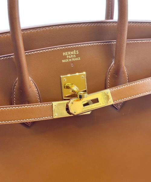 HERMES（エルメス）HERMES (エルメス) Birkin 35 バーキン 35/ボックスカーフ/ブラウン系/□F刻印:2002年製造/ゴールド金具 ブラウン サイズ:35の古着・服飾アイテム