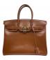 HERMES（エルメス）の古着「Birkin 35 バーキン 35/ボックスカーフ/ブラウン系/□F刻印:2002年製造/ゴールド金具」｜ブラウン