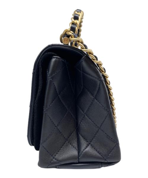 CHANEL（シャネル）CHANEL (シャネル) マトラッセ トップハンドル ネイビーの古着・服飾アイテム